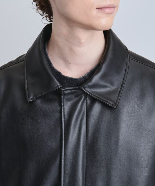 tk.TAKEO KIKUCHI / ティーケー タケオキクチ レザーブルゾン・ジャケット | A－2シンセティックレザーブルゾン | 詳細26