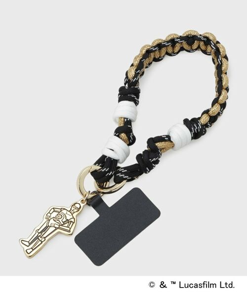 tk. TAKEO KIKUCHI/ティーケー タケオキクチ 【STAR WARS】Capsule Collection スマホストラップ ゴールド(507) 00