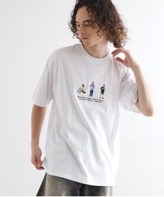 tk.TAKEO KIKUCHI / ティーケー タケオキクチ Tシャツ | ピープル刺繍Tシャツ