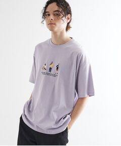 tk.TAKEO KIKUCHI / ティーケー タケオキクチ Tシャツ | ピープル刺繍Tシャツ