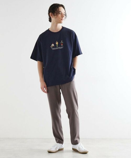 tk.TAKEO KIKUCHI / ティーケー タケオキクチ Tシャツ | ピープル刺繍Tシャツ | 詳細11