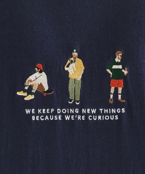 tk.TAKEO KIKUCHI / ティーケー タケオキクチ Tシャツ | ピープル刺繍Tシャツ | 詳細12