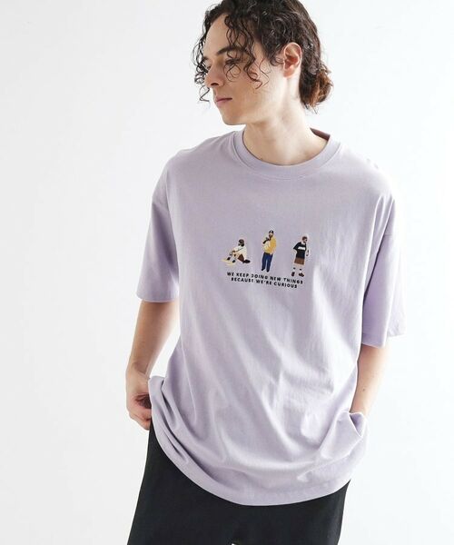 tk.TAKEO KIKUCHI / ティーケー タケオキクチ Tシャツ | ピープル刺繍Tシャツ | 詳細13