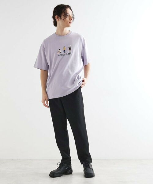 tk.TAKEO KIKUCHI / ティーケー タケオキクチ Tシャツ | ピープル刺繍Tシャツ | 詳細14
