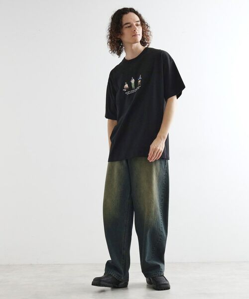 tk.TAKEO KIKUCHI / ティーケー タケオキクチ Tシャツ | ピープル刺繍Tシャツ | 詳細6