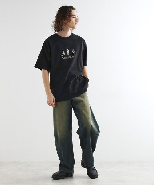 tk.TAKEO KIKUCHI / ティーケー タケオキクチ Tシャツ | ピープル刺繍Tシャツ | 詳細7