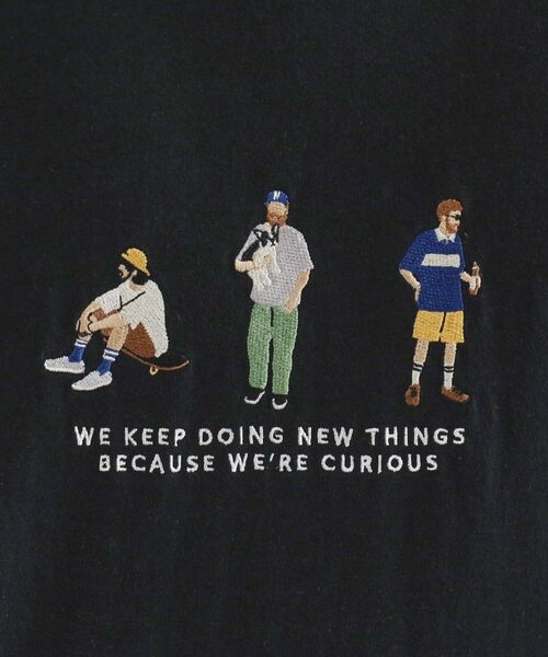 tk.TAKEO KIKUCHI / ティーケー タケオキクチ Tシャツ | ピープル刺繍Tシャツ | 詳細8