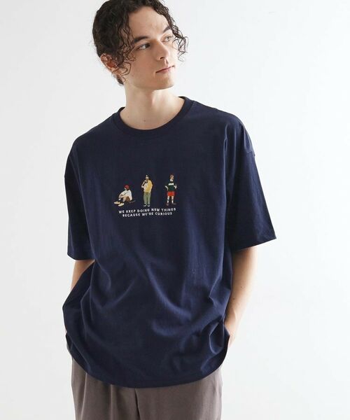 tk.TAKEO KIKUCHI / ティーケー タケオキクチ Tシャツ | ピープル刺繍Tシャツ | 詳細9