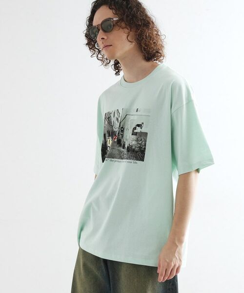 tk.TAKEO KIKUCHI / ティーケー タケオキクチ Tシャツ | フォト刺繍Tシャツ | 詳細13