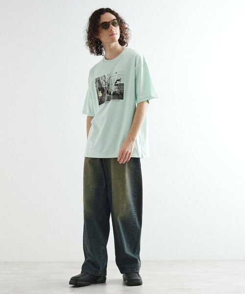 tk.TAKEO KIKUCHI / ティーケー タケオキクチ Tシャツ | フォト刺繍Tシャツ | 詳細14