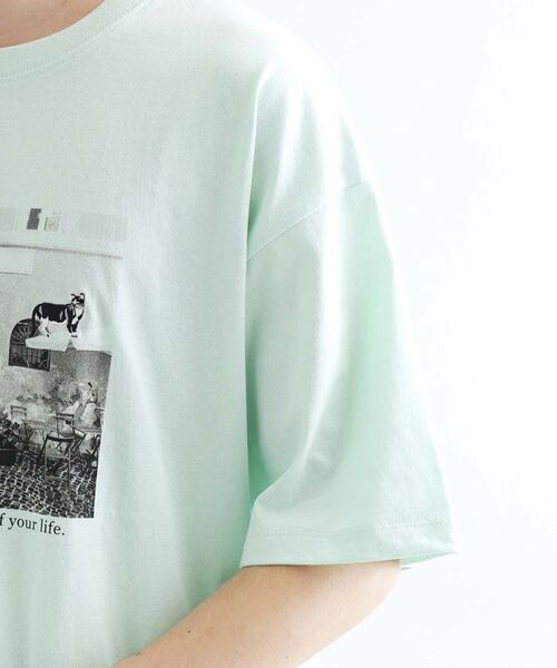 tk.TAKEO KIKUCHI / ティーケー タケオキクチ Tシャツ | フォト刺繍Tシャツ | 詳細21