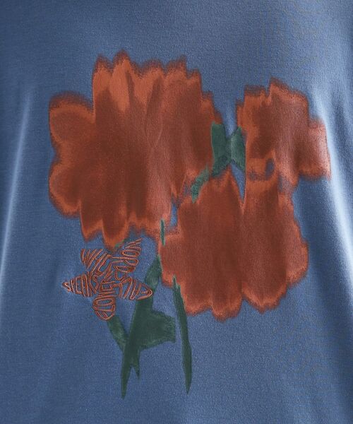 tk.TAKEO KIKUCHI / ティーケー タケオキクチ Tシャツ | ボカシフラワーTシャツ | 詳細19