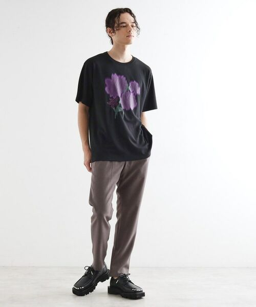tk.TAKEO KIKUCHI / ティーケー タケオキクチ Tシャツ | ボカシフラワーTシャツ | 詳細7