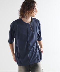 tk.TAKEO KIKUCHI / ティーケー タケオキクチ カットソー | ストライプタックTシャツ