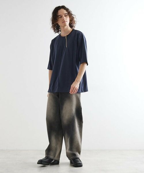 tk.TAKEO KIKUCHI / ティーケー タケオキクチ カットソー | ストライプタックTシャツ | 詳細11