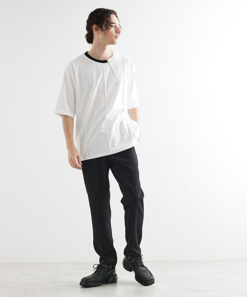 tk.TAKEO KIKUCHI / ティーケー タケオキクチ カットソー | ストライプタックTシャツ | 詳細2