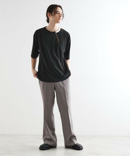 tk.TAKEO KIKUCHI / ティーケー タケオキクチ カットソー | ストライプタックTシャツ | 詳細6