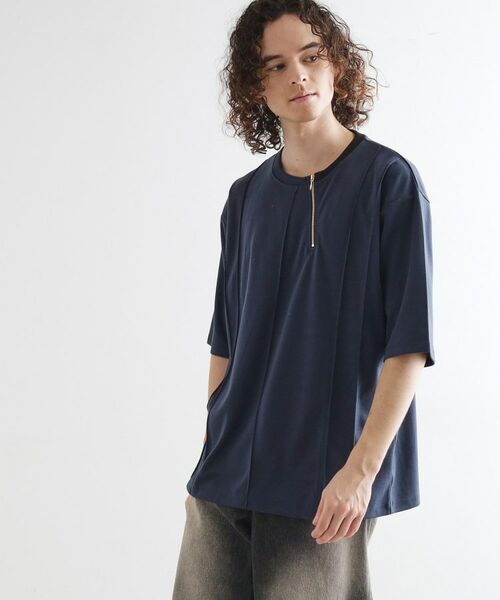 tk.TAKEO KIKUCHI / ティーケー タケオキクチ カットソー | ストライプタックTシャツ | 詳細9