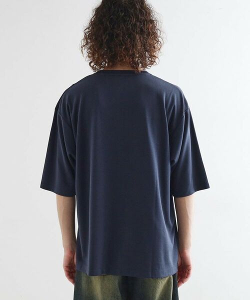 tk.TAKEO KIKUCHI / ティーケー タケオキクチ カットソー | ウェーブ切替ジップTシャツ | 詳細15