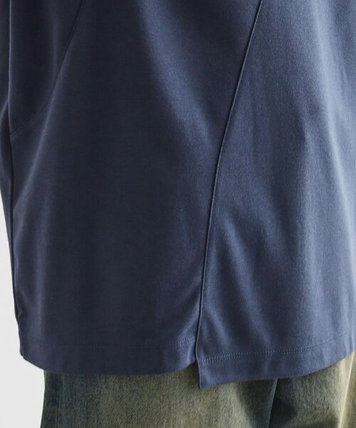 tk.TAKEO KIKUCHI / ティーケー タケオキクチ カットソー | ウェーブ切替ジップTシャツ | 詳細18