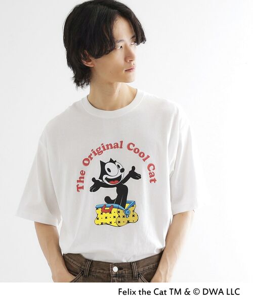 tk. TAKEO KIKUCHI/ティーケー タケオキクチ FELIX THE CAT Tシャツ ホワイト(101) 04(LL) tk. TAKEO KIKUCHI/ティーケー タケオキクチ FELIX THE CAT Tシャツ ホワイト(101) 04(LL)