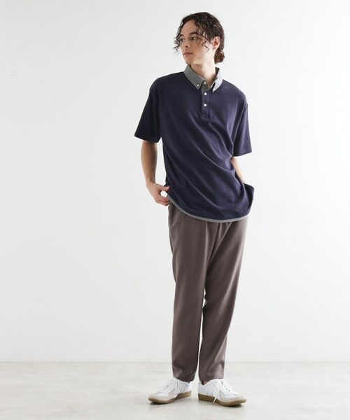 tk.TAKEO KIKUCHI / ティーケー タケオキクチ ポロシャツ | レイヤード鹿の子ポロシャツ | 詳細10