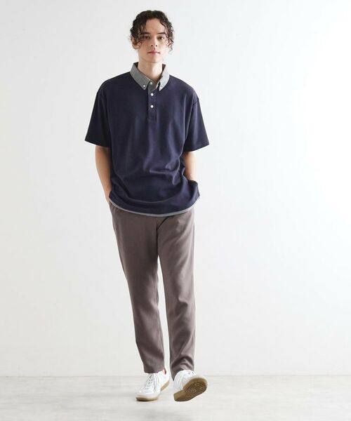 tk.TAKEO KIKUCHI / ティーケー タケオキクチ ポロシャツ | レイヤード鹿の子ポロシャツ | 詳細11