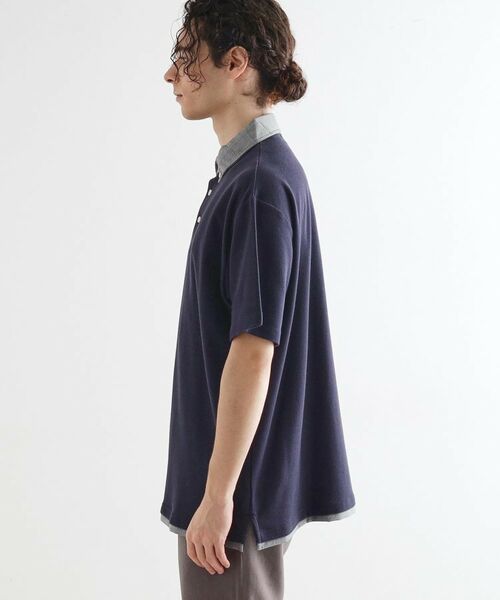 tk.TAKEO KIKUCHI / ティーケー タケオキクチ ポロシャツ | レイヤード鹿の子ポロシャツ | 詳細14