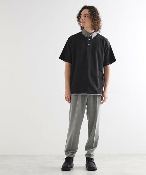 tk.TAKEO KIKUCHI / ティーケー タケオキクチ ポロシャツ | レイヤード鹿の子ポロシャツ | 詳細6