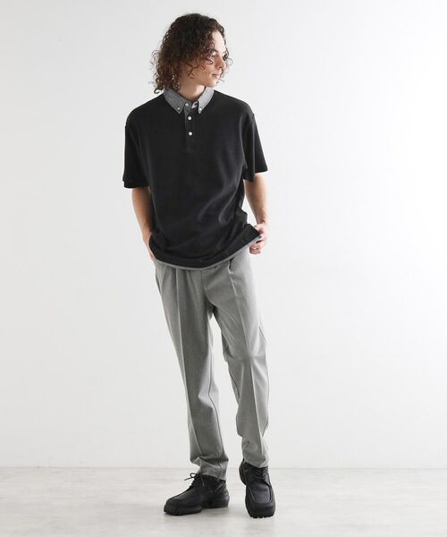 tk.TAKEO KIKUCHI / ティーケー タケオキクチ ポロシャツ | レイヤード鹿の子ポロシャツ | 詳細7