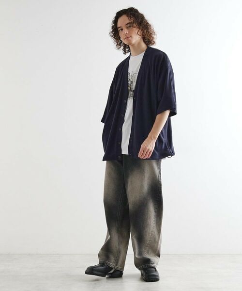 tk.TAKEO KIKUCHI / ティーケー タケオキクチ カーディガン・ボレロ | ドルマンカーディガン | 詳細7