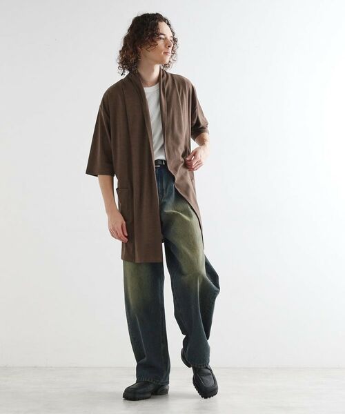 tk.TAKEO KIKUCHI / ティーケー タケオキクチ カーディガン・ボレロ | ショールロングコーディガン | 詳細10