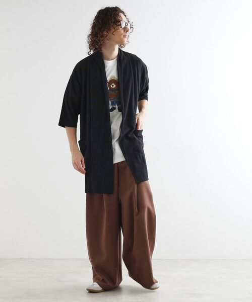 tk.TAKEO KIKUCHI / ティーケー タケオキクチ カーディガン・ボレロ | ショールロングコーディガン | 詳細6
