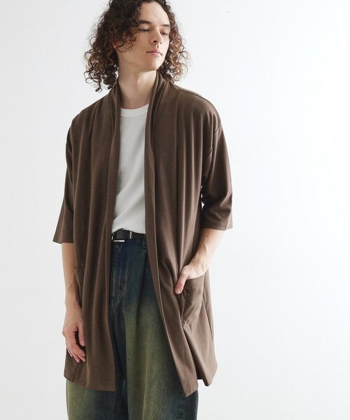 tk.TAKEO KIKUCHI / ティーケー タケオキクチ カーディガン・ボレロ | ショールロングコーディガン | 詳細9