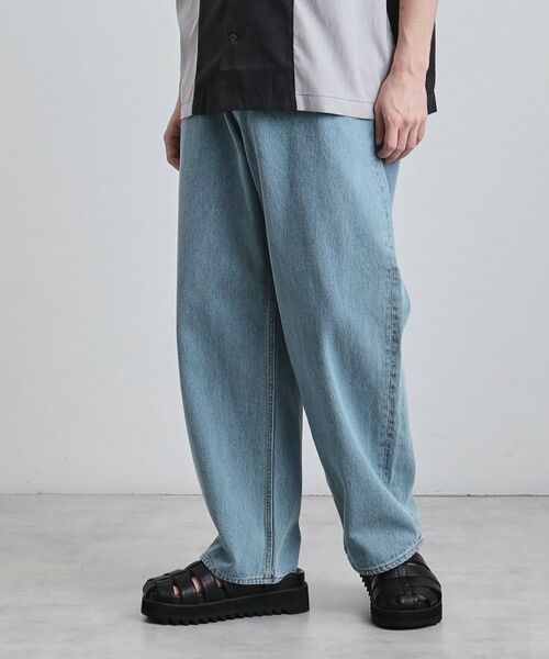 【新品】TAKEO KIKUCHI タケオキクチ デニムパンツ　メンズジーンズ セール】 【THE FLAGSHIP】ストレッチデニム スラックス