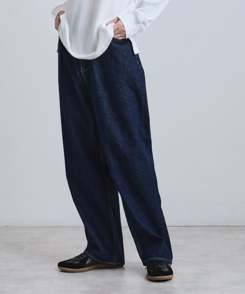 【新品】TAKEO KIKUCHI タケオキクチ デニムパンツ　メンズジーンズ セール】 【THE FLAGSHIP】ストレッチデニム スラックス