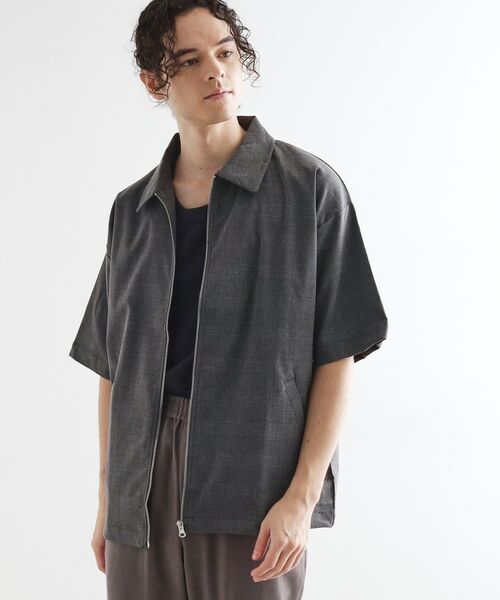 tk.TAKEO KIKUCHI / ティーケー タケオキクチ シャツ・ブラウス | チェックシャツブルゾン | 詳細1