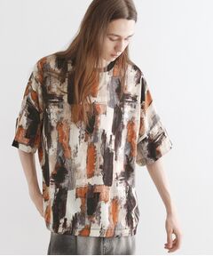 tk.TAKEO KIKUCHI / ティーケー タケオキクチ カットソー | アブストラクトドルマンカットソー