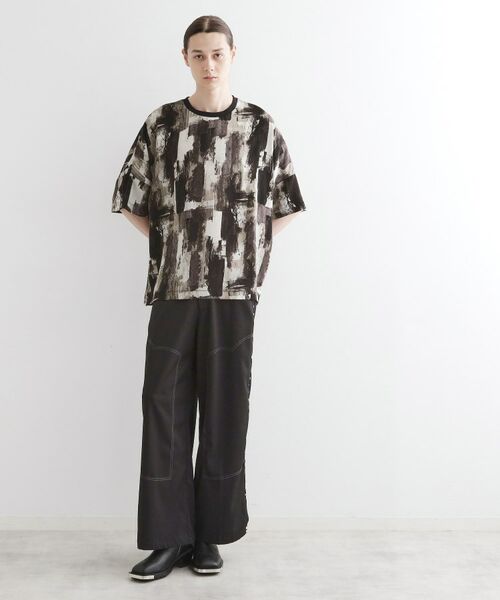 tk.TAKEO KIKUCHI / ティーケー タケオキクチ カットソー | アブストラクトドルマンカットソー | 詳細10