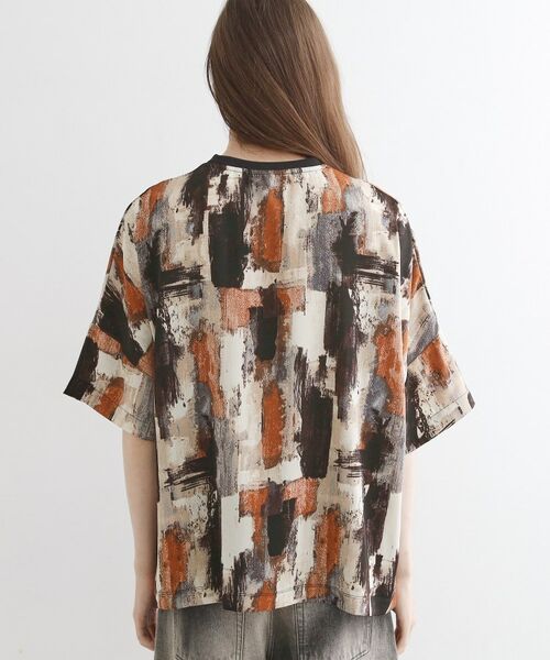 tk.TAKEO KIKUCHI / ティーケー タケオキクチ カットソー | アブストラクトドルマンカットソー | 詳細19