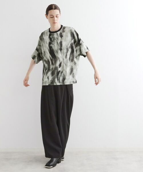 tk.TAKEO KIKUCHI / ティーケー タケオキクチ カットソー | アブストラクトドルマンカットソー | 詳細2