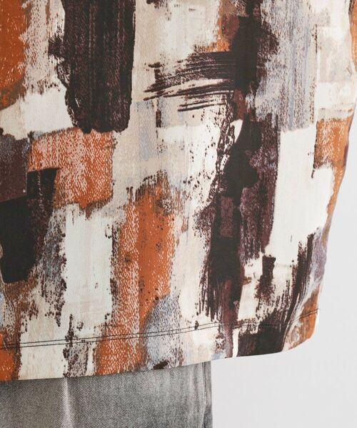 tk.TAKEO KIKUCHI / ティーケー タケオキクチ カットソー | アブストラクトドルマンカットソー | 詳細22