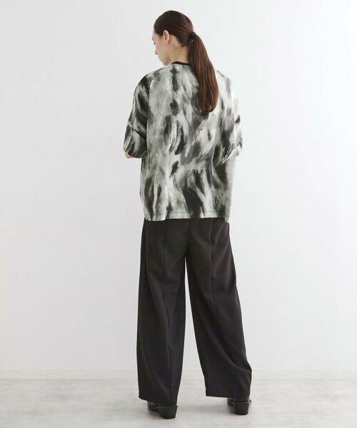 tk.TAKEO KIKUCHI / ティーケー タケオキクチ カットソー | アブストラクトドルマンカットソー | 詳細3