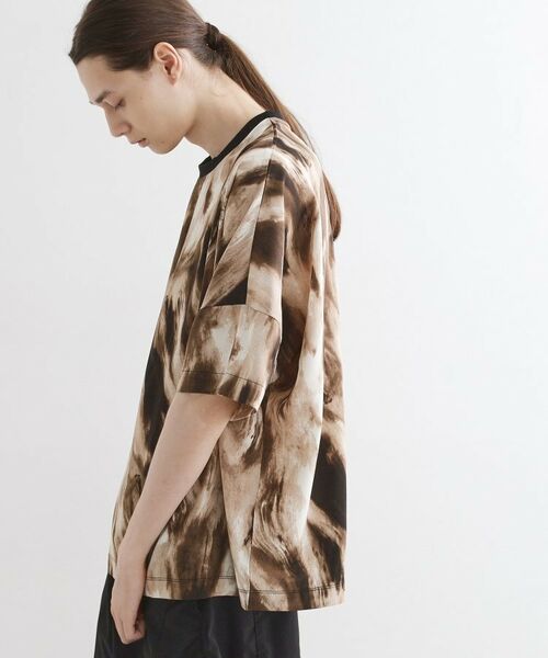 tk.TAKEO KIKUCHI / ティーケー タケオキクチ カットソー | アブストラクトドルマンカットソー | 詳細5