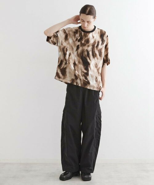 tk.TAKEO KIKUCHI / ティーケー タケオキクチ カットソー | アブストラクトドルマンカットソー | 詳細6