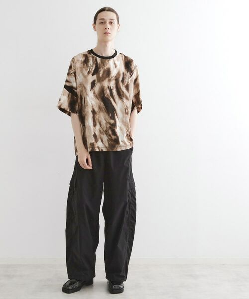 tk.TAKEO KIKUCHI / ティーケー タケオキクチ カットソー | アブストラクトドルマンカットソー | 詳細7