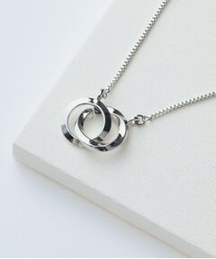 tk.TAKEO KIKUCHI / ティーケー タケオキクチ ネックレス・ペンダント・チョーカー | ダブルリングネックレス