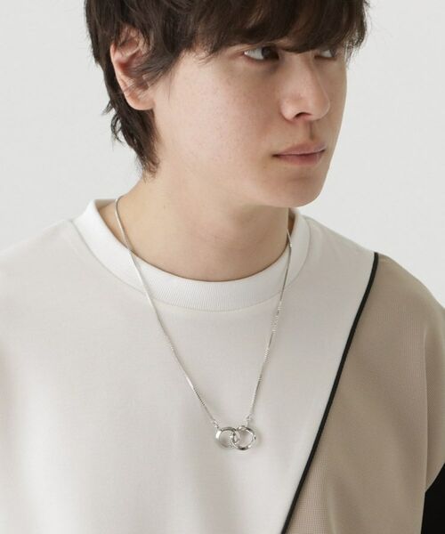 tk.TAKEO KIKUCHI / ティーケー タケオキクチ ネックレス・ペンダント・チョーカー | ダブルリングネックレス | 詳細13