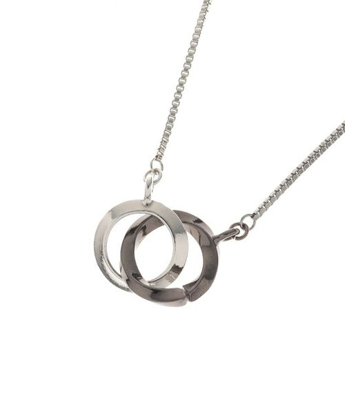 tk.TAKEO KIKUCHI / ティーケー タケオキクチ ネックレス・ペンダント・チョーカー | ダブルリングネックレス | 詳細9
