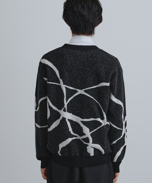 tk.TAKEO KIKUCHI / ティーケー タケオキクチ カーディガン・ボレロ | ラインアートニットカーディガン | 詳細12